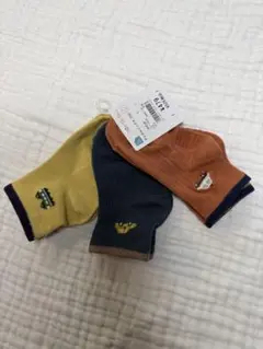 【新品】EL FIN DOLL キッズアンクルソックス3足セット 13〜16cm