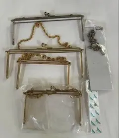 セット売り　がま口 ゴールド シルバー ハンドメイド用材料