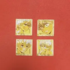 我妻善逸 鬼滅の刃 立志編 アクリルタイルステッカー 炭治郎と同期たち