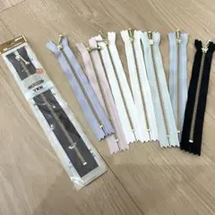 くすみカラーファスナー 8本セット