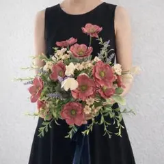 ブーケのみ⭐️ アネモネ アーティフィシャルフラワーブーケ ウェディング