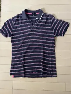 TK mixpice the shop 半袖ポロシャツ　ネイビー　サイズ2