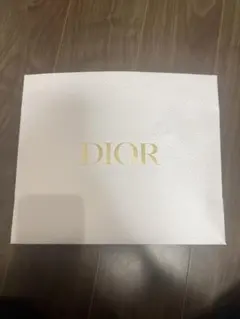 Dior ショップ袋 ホワイト ゴールドロゴのサムネイル