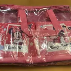 Mickey & Friends ピンクバッグ 大容量　エコバッグ