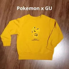 Pokemon×GU☆ピカチュウのトレーナー♪120サイズ