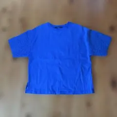 Munich ミューニック 半袖 Tシャツ ブルー ボア切り替えのサムネイル