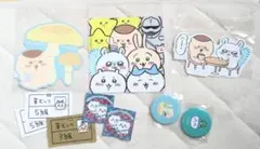 ちいかわカフェ　ビッグステッカー＆グッズセット