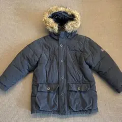 Gap フード付きネイビー中綿コート