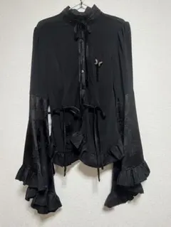 black peace now フリル シアーシャツ 編み上げ リボン BPN - メルカリ
