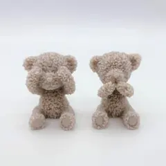 クマのシリコン型セット