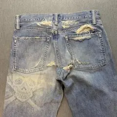 00s《archive》grunge denim pants_opium_Y2K