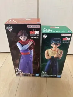 一番くじ幽遊白書A賞浦飯幽助、D賞コエンマ、F賞浦飯幽助、コエンマ