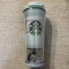 スターバックス ジェラートピケ ベアスノードームボーダータンブラーミントグリーン