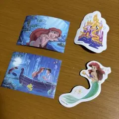 リトル・マーメイド アリエル シール 4枚セット