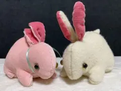 川北すピ子　うさぎ　ハンドメイド　ぬいぐるみ　２体セット　人形
