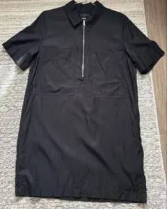 COS 半袖シャツワンピース 黒 EUR 36