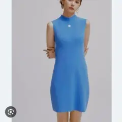 LILY BROWN リリーブラウン マリークワント 刺繍 ニット ワンピース