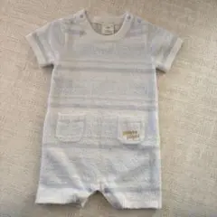 ジェラートピケ　半袖ロンパース　70〜80cm