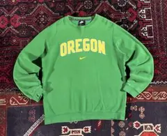 NIKE ナイキ カレッジロゴ スウェット トレーナー グリーン M