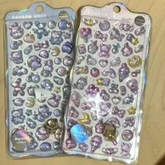 ボンボンドロップシール風　ちゅるきら