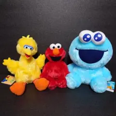 セサミストリート ぬいぐるみ 3点セット