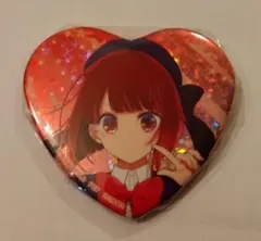 推しの子 有馬かな ハート型缶バッジ