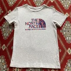 美品⭐︎ノースフェイス　グレー　キッズ150