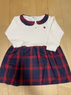 【新品☆未使用】POLO Baby チェック柄ワンピース　90cm