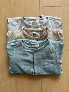 H&M ベビー ロンパース 3枚セットのサムネイル