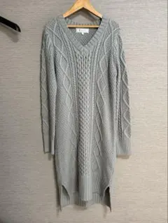 ROPÉ PICNIC グレー ニットワンピース