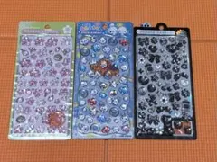 【3枚セット】ボンボンドロップシール/プチドロップステッカー　3D 立体シール