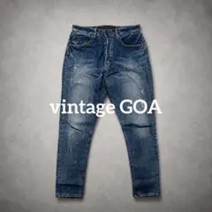 354◆ヴィンテージゴア goa テーパード ダメージデニムのサムネイル