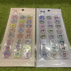 おはじきふうシール クロミ マイメロ