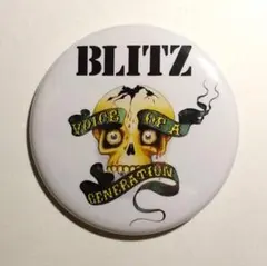 BLITZ デカバッジ 缶バッジ パンク ハードコア