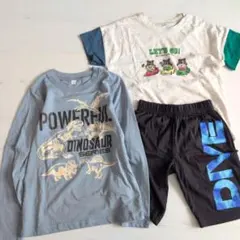 未使用☆Tシャツ ハーフパンツ 130