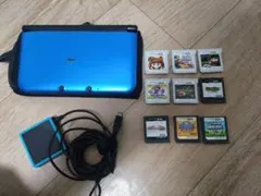 ニンテンドー3DS LL 青 本体　ソフトと充電器付き