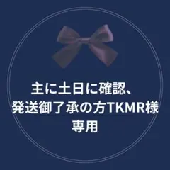 主に土日に確認、発送ご了承の方TKMR様　専用