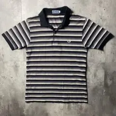 【希少】FRED PERRY フレッドペリー マルチボーダー ポロシャツ 90s