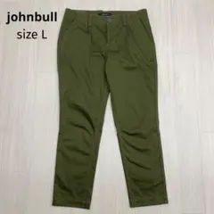 ◆ johnbull ジョンブル タック チノパン ストレッチ テーパードパンツ