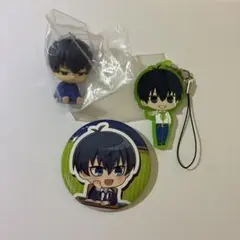 ブルーロック　潔世一　缶バッジ、キーホルダー、マスコットセット
