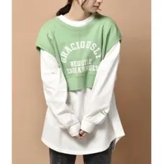 ロゴ裏毛ショ-トベスト