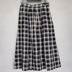 J.PRESS 　Lサイズ　チェック柄 フレアスカート サイズ11
