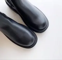 チェルシーブーツ　CHELSEA BOOTS ブーツ　ブラック24.5(39)