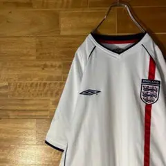 06 イングランド レプリカユニ '05-'07着用 星付き希少 UMBRO - メルカリ