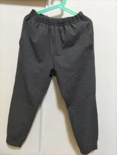 GU【良品】ドライストレッチジョガーパンツ グレー 130cm