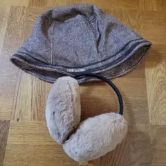 帽子　イヤーマフ　セット