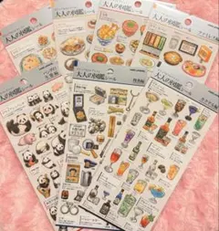 N*O様 ビジュアルコレクション 大人の図鑑シール 7枚セット