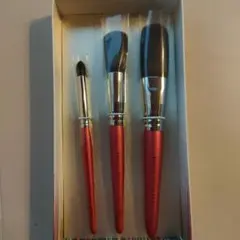 熊野筆SSシリーズ　 メイクブラシセット 3本