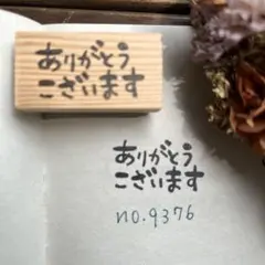 スタンプ　No. 9376ありがとうございます