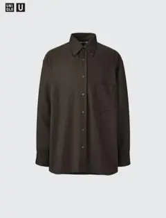 ドレープシャツ　UNIQLO U　2024AW　ユニクロU　XS